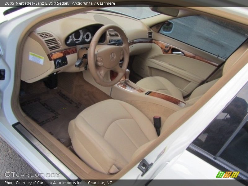 Arctic White / Cashmere 2009 Mercedes-Benz E 350 Sedan