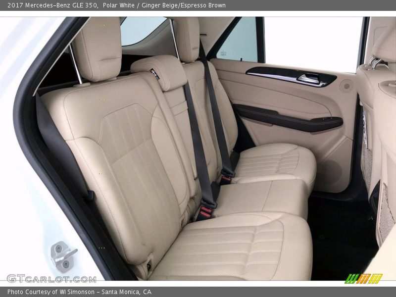 Polar White / Ginger Beige/Espresso Brown 2017 Mercedes-Benz GLE 350