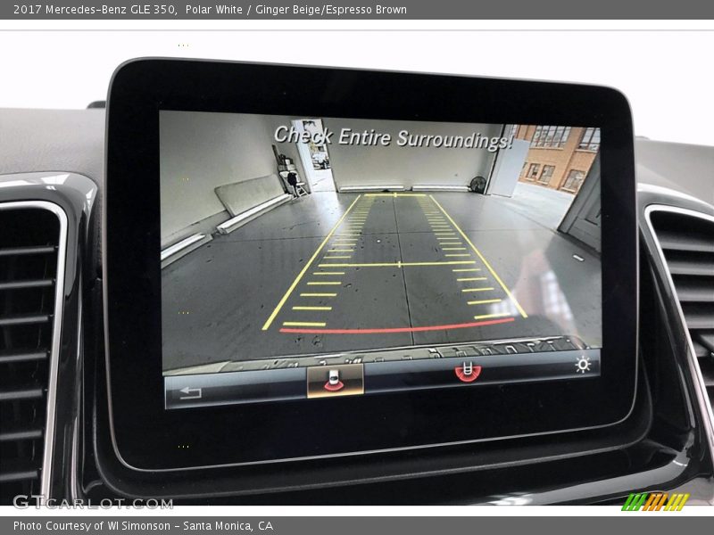 Polar White / Ginger Beige/Espresso Brown 2017 Mercedes-Benz GLE 350