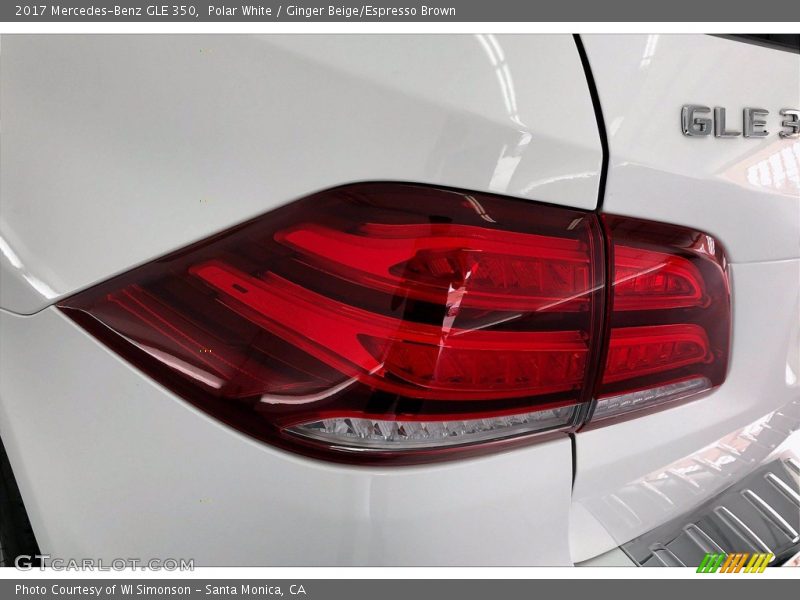 Polar White / Ginger Beige/Espresso Brown 2017 Mercedes-Benz GLE 350