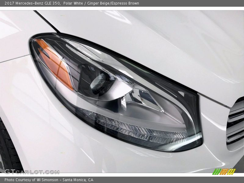 Polar White / Ginger Beige/Espresso Brown 2017 Mercedes-Benz GLE 350