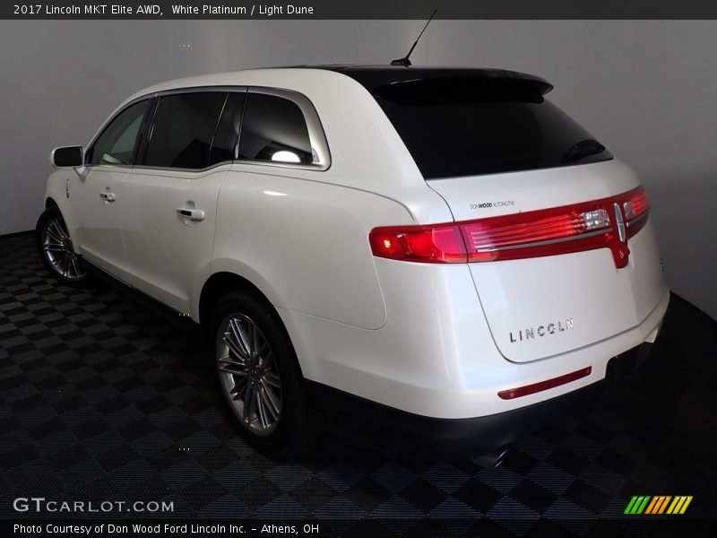 White Platinum / Light Dune 2017 Lincoln MKT Elite AWD