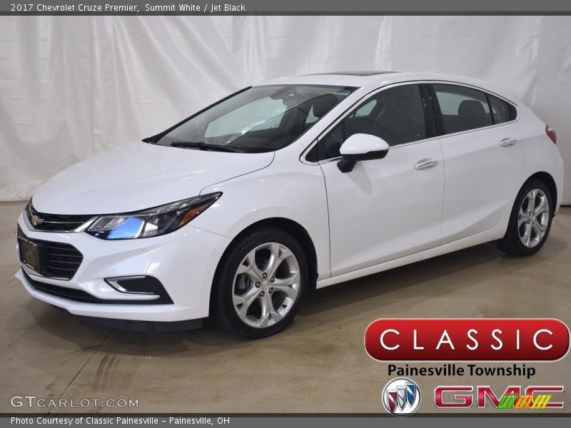 Summit White / Jet Black 2017 Chevrolet Cruze Premier