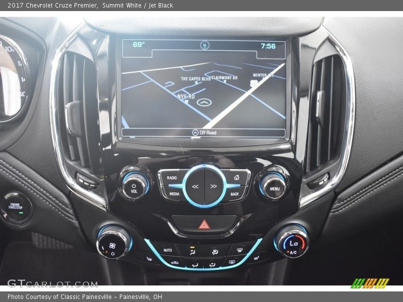 Summit White / Jet Black 2017 Chevrolet Cruze Premier