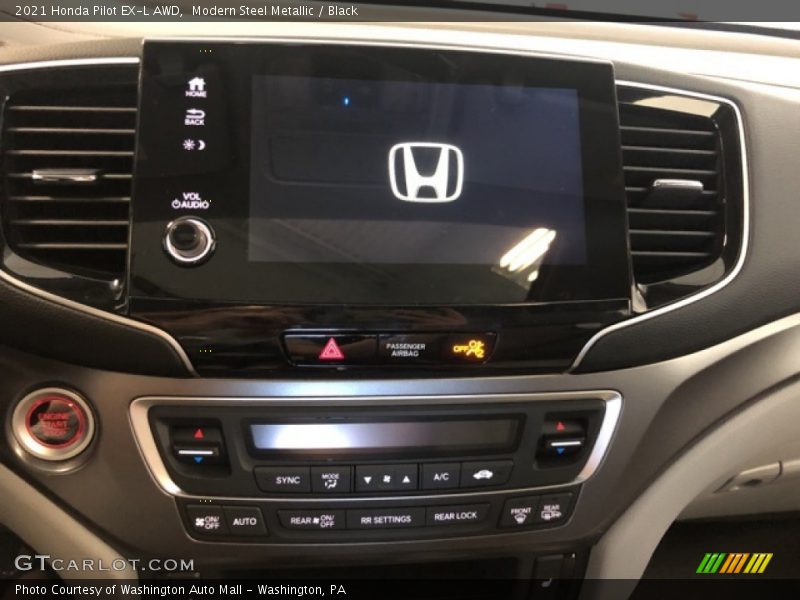 Modern Steel Metallic / Black 2021 Honda Pilot EX-L AWD
