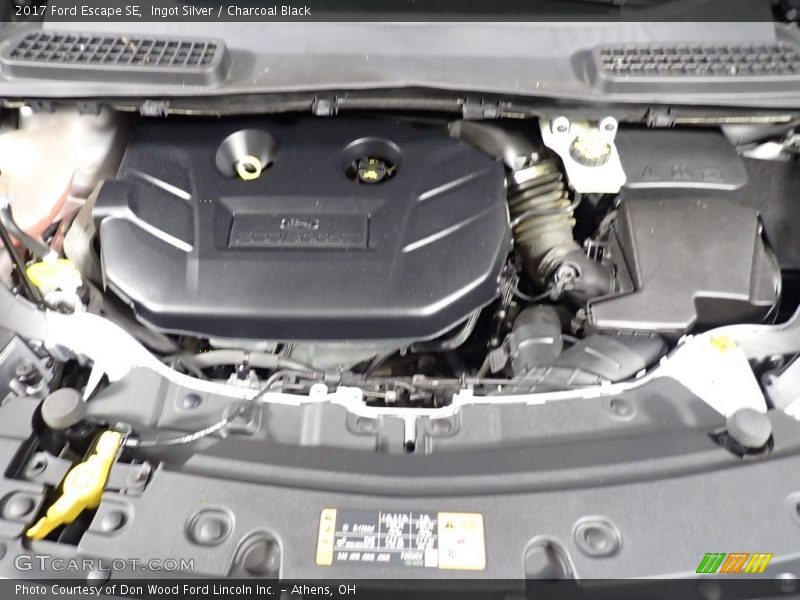 Ingot Silver / Charcoal Black 2017 Ford Escape SE
