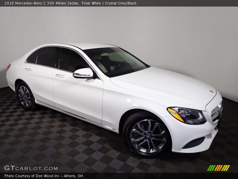 Polar White / Crystal Grey/Black 2016 Mercedes-Benz C 300 4Matic Sedan