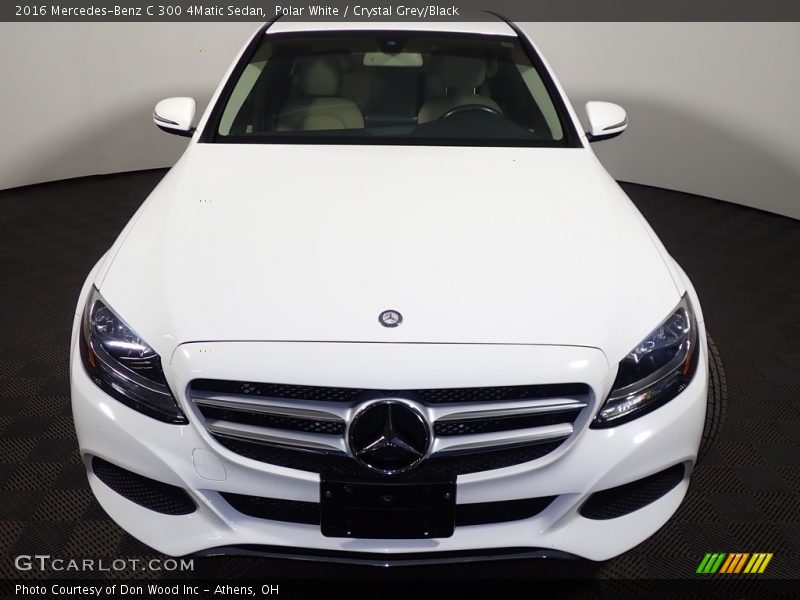 Polar White / Crystal Grey/Black 2016 Mercedes-Benz C 300 4Matic Sedan