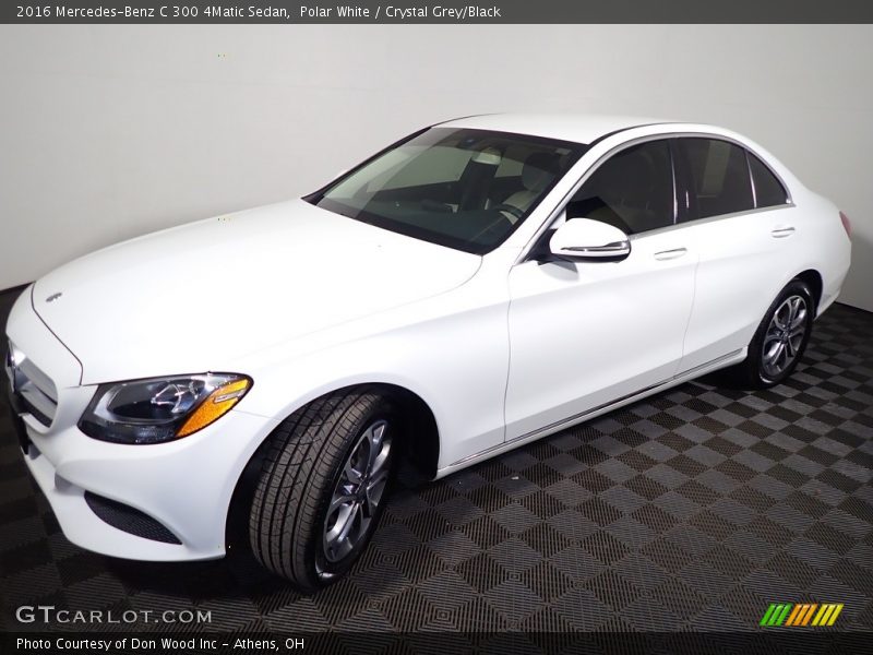 Polar White / Crystal Grey/Black 2016 Mercedes-Benz C 300 4Matic Sedan