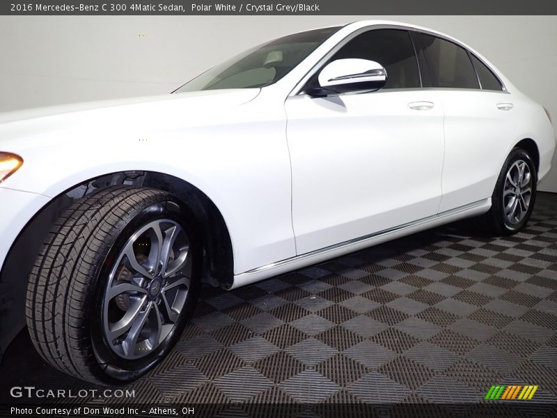 Polar White / Crystal Grey/Black 2016 Mercedes-Benz C 300 4Matic Sedan