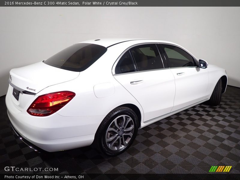Polar White / Crystal Grey/Black 2016 Mercedes-Benz C 300 4Matic Sedan