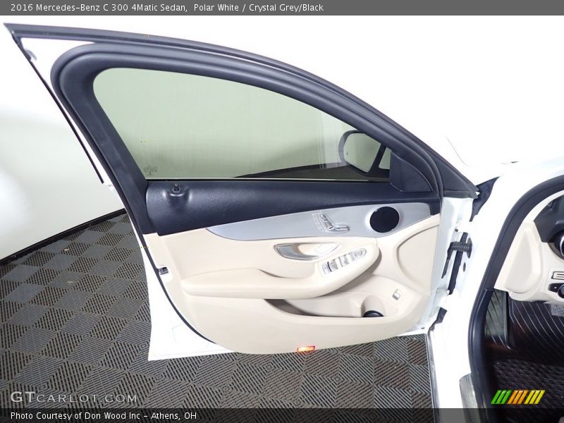 Polar White / Crystal Grey/Black 2016 Mercedes-Benz C 300 4Matic Sedan