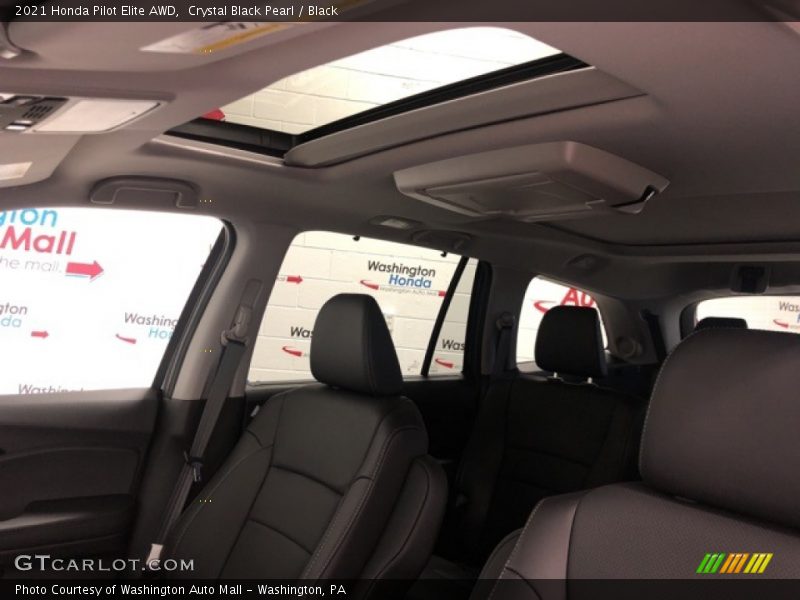 Crystal Black Pearl / Black 2021 Honda Pilot Elite AWD
