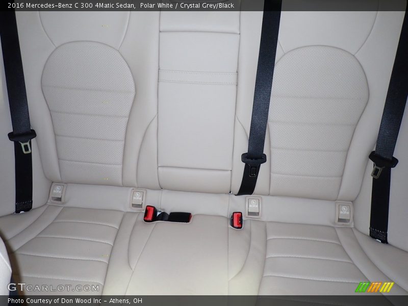 Polar White / Crystal Grey/Black 2016 Mercedes-Benz C 300 4Matic Sedan