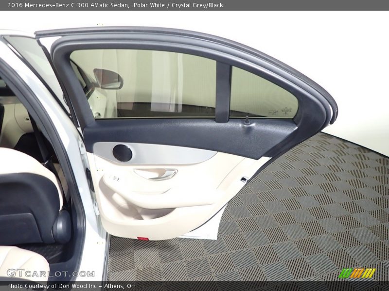 Polar White / Crystal Grey/Black 2016 Mercedes-Benz C 300 4Matic Sedan