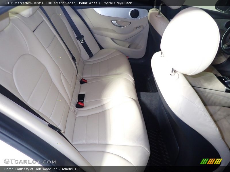 Polar White / Crystal Grey/Black 2016 Mercedes-Benz C 300 4Matic Sedan