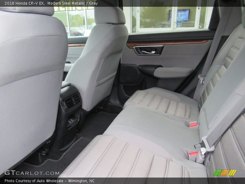 Modern Steel Metallic / Gray 2018 Honda CR-V EX