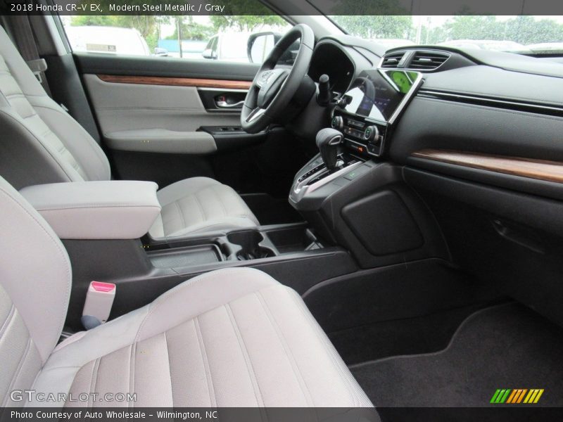 Modern Steel Metallic / Gray 2018 Honda CR-V EX