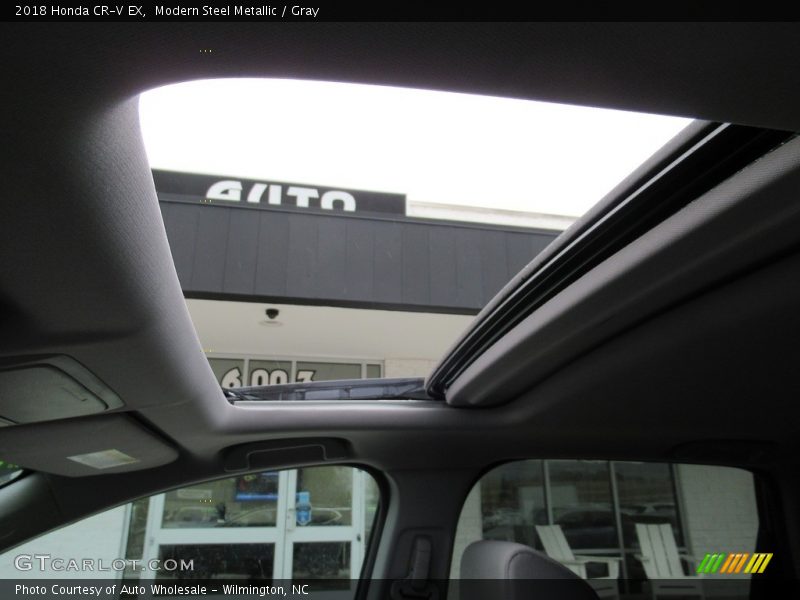 Modern Steel Metallic / Gray 2018 Honda CR-V EX
