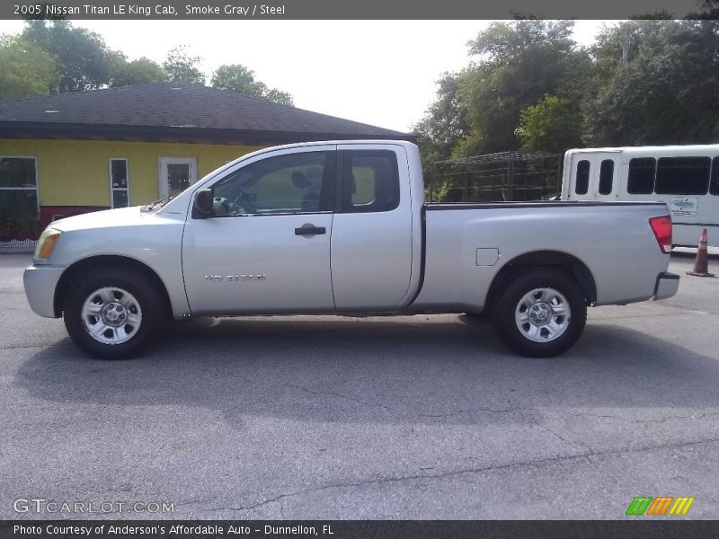 Smoke Gray / Steel 2005 Nissan Titan LE King Cab