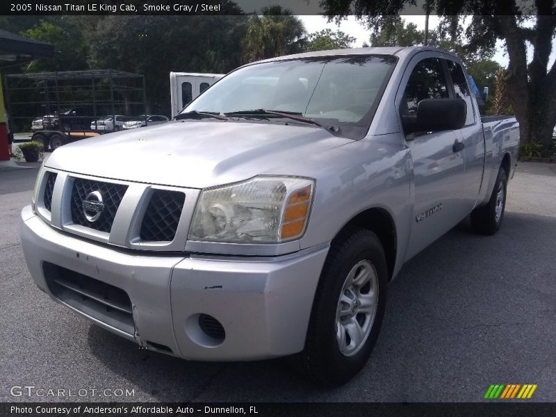 Smoke Gray / Steel 2005 Nissan Titan LE King Cab