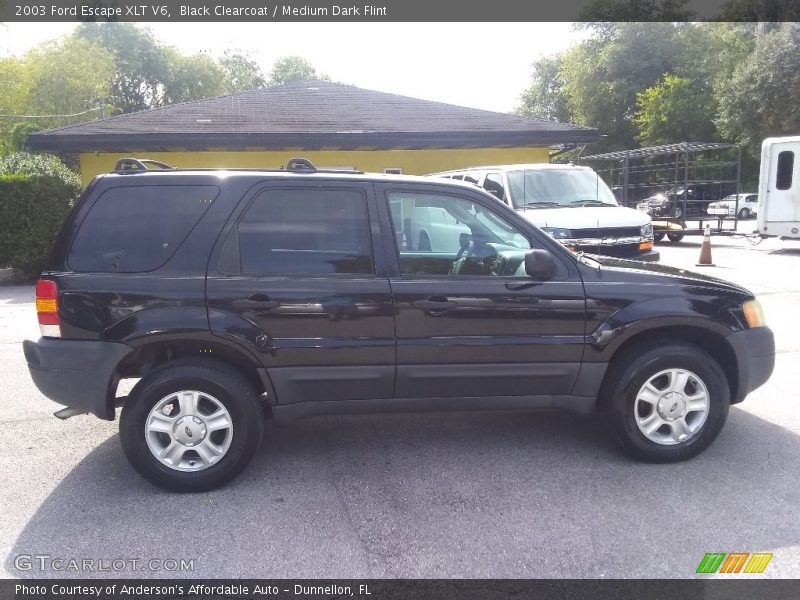 Black Clearcoat / Medium Dark Flint 2003 Ford Escape XLT V6