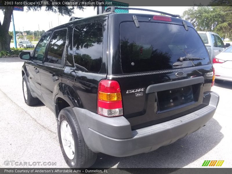 Black Clearcoat / Medium Dark Flint 2003 Ford Escape XLT V6