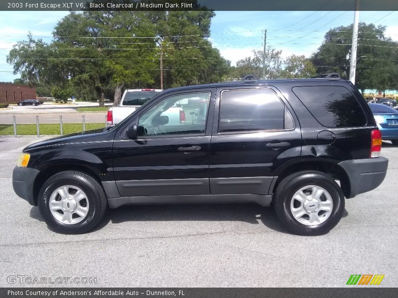 Black Clearcoat / Medium Dark Flint 2003 Ford Escape XLT V6