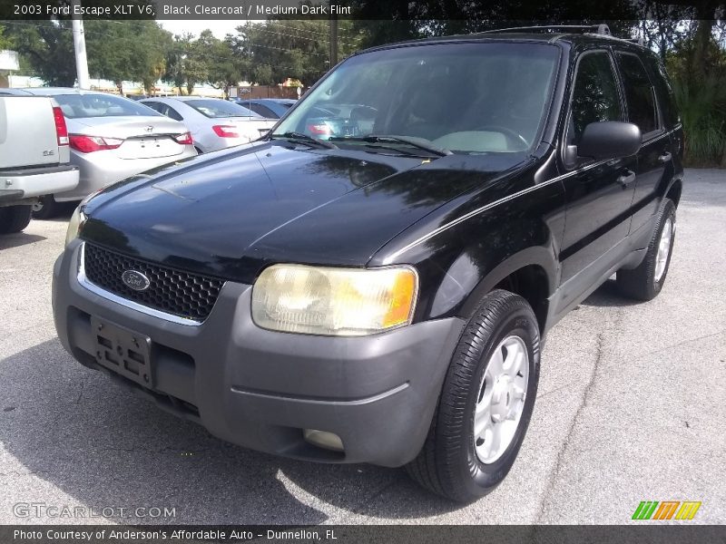Black Clearcoat / Medium Dark Flint 2003 Ford Escape XLT V6