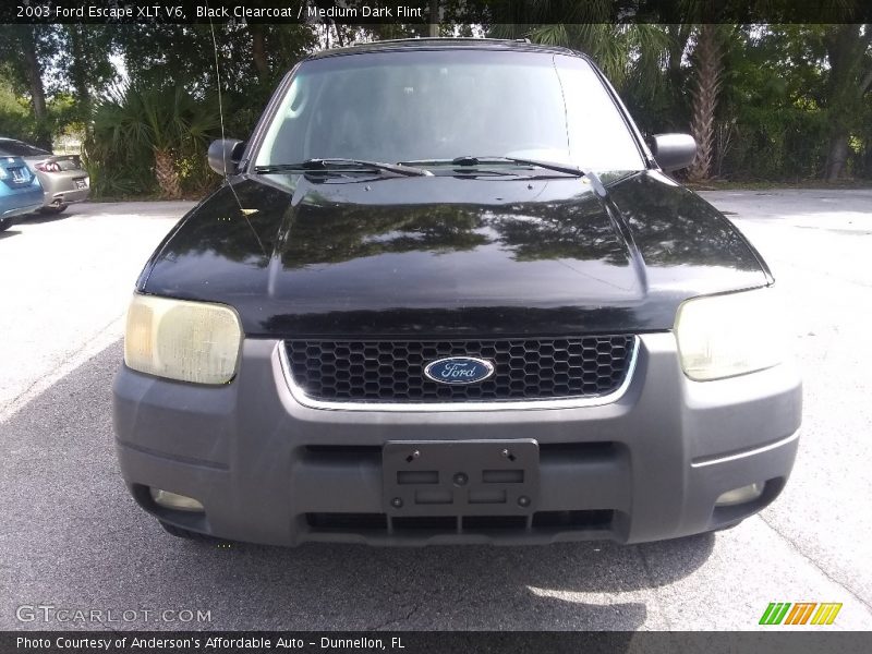 Black Clearcoat / Medium Dark Flint 2003 Ford Escape XLT V6