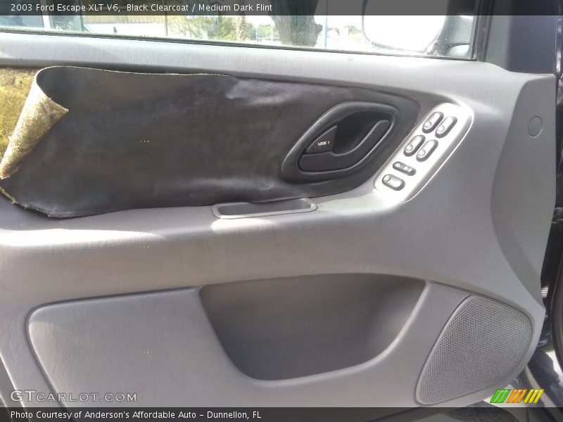Black Clearcoat / Medium Dark Flint 2003 Ford Escape XLT V6