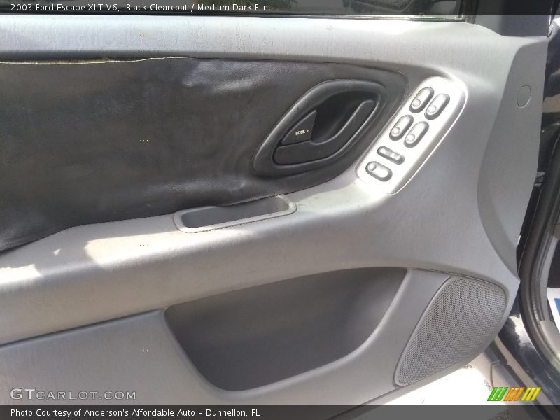 Black Clearcoat / Medium Dark Flint 2003 Ford Escape XLT V6