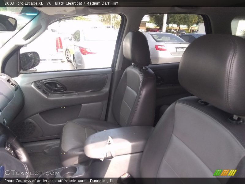 Black Clearcoat / Medium Dark Flint 2003 Ford Escape XLT V6