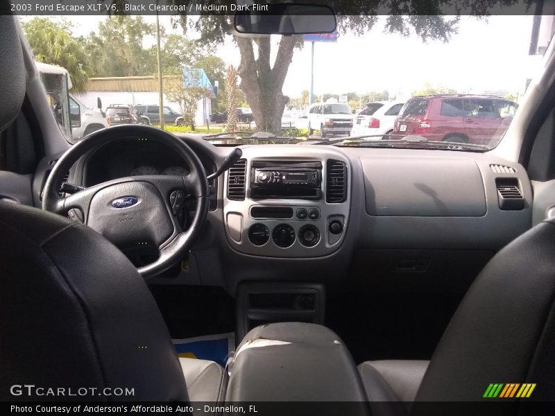 Black Clearcoat / Medium Dark Flint 2003 Ford Escape XLT V6