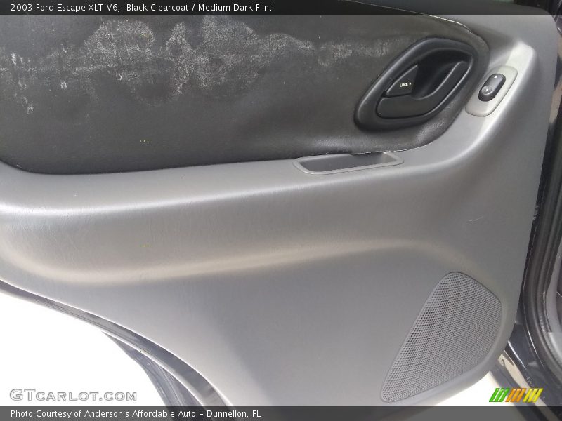 Black Clearcoat / Medium Dark Flint 2003 Ford Escape XLT V6