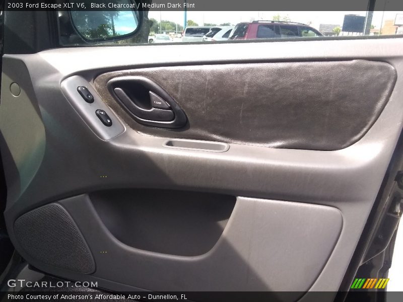 Black Clearcoat / Medium Dark Flint 2003 Ford Escape XLT V6
