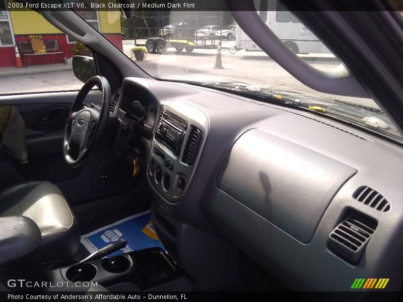 Black Clearcoat / Medium Dark Flint 2003 Ford Escape XLT V6