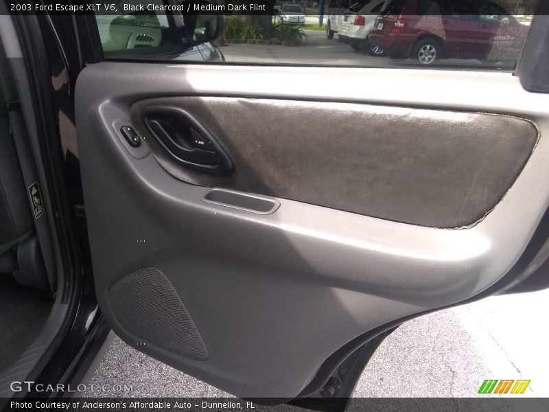 Black Clearcoat / Medium Dark Flint 2003 Ford Escape XLT V6