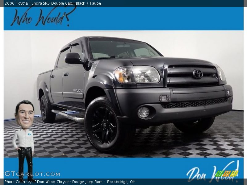 Black / Taupe 2006 Toyota Tundra SR5 Double Cab