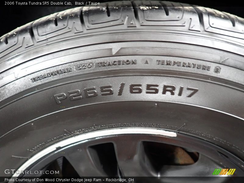 Black / Taupe 2006 Toyota Tundra SR5 Double Cab