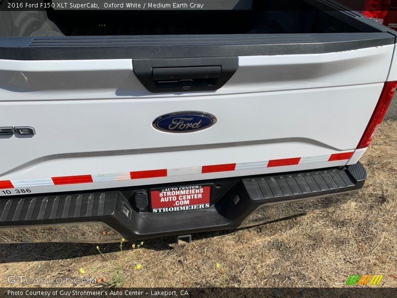 Oxford White / Medium Earth Gray 2016 Ford F150 XLT SuperCab