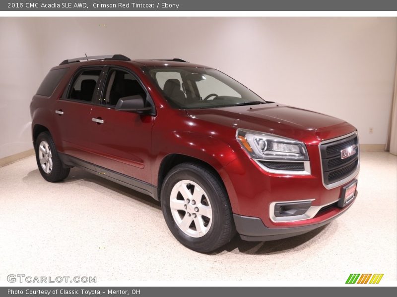 Crimson Red Tintcoat / Ebony 2016 GMC Acadia SLE AWD