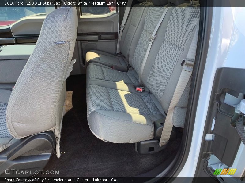 Oxford White / Medium Earth Gray 2016 Ford F150 XLT SuperCab