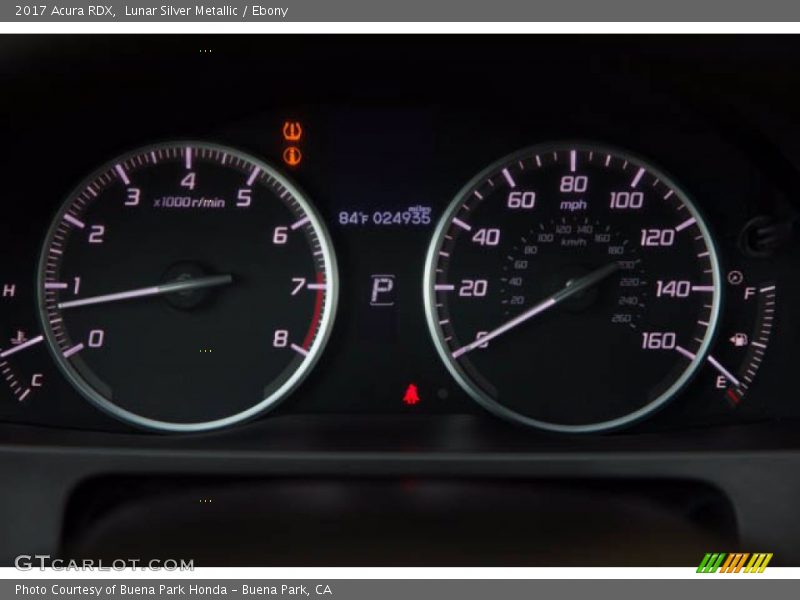 Lunar Silver Metallic / Ebony 2017 Acura RDX