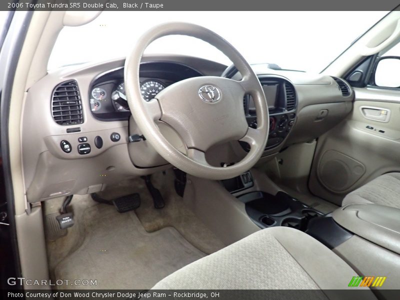 Black / Taupe 2006 Toyota Tundra SR5 Double Cab