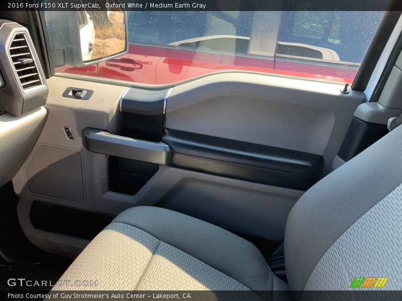 Oxford White / Medium Earth Gray 2016 Ford F150 XLT SuperCab