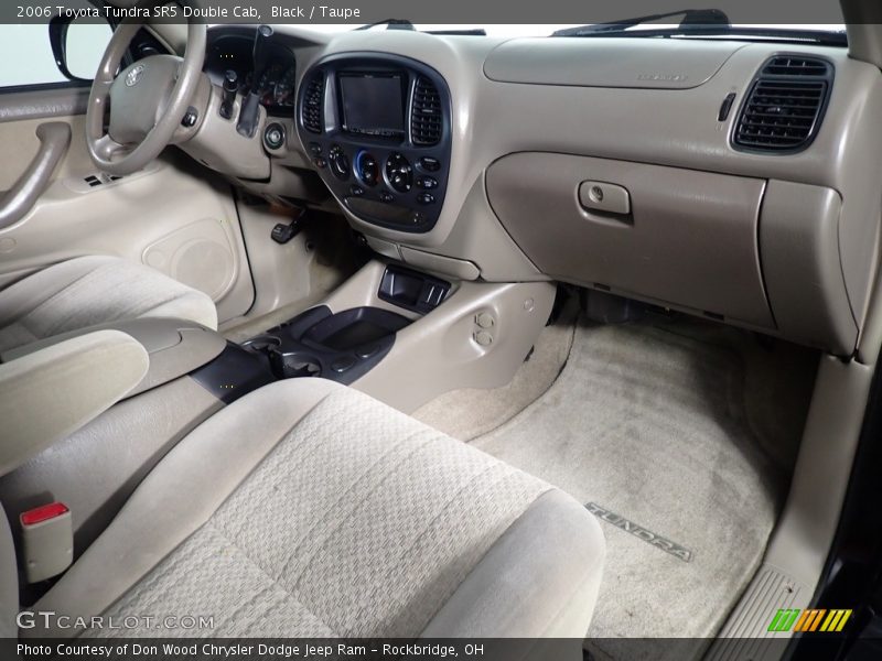 Black / Taupe 2006 Toyota Tundra SR5 Double Cab