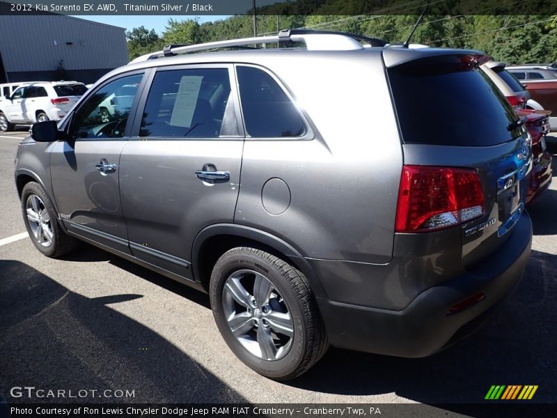 Titanium Silver / Black 2012 Kia Sorento EX AWD