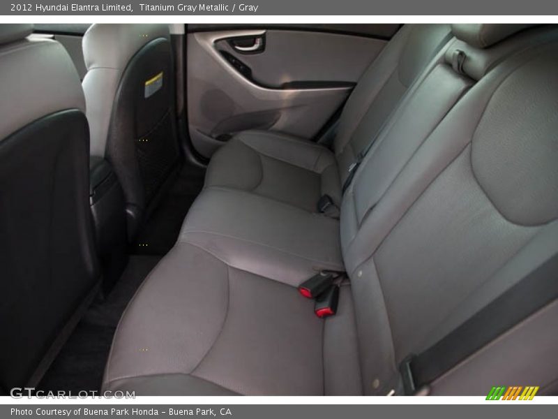 Titanium Gray Metallic / Gray 2012 Hyundai Elantra Limited