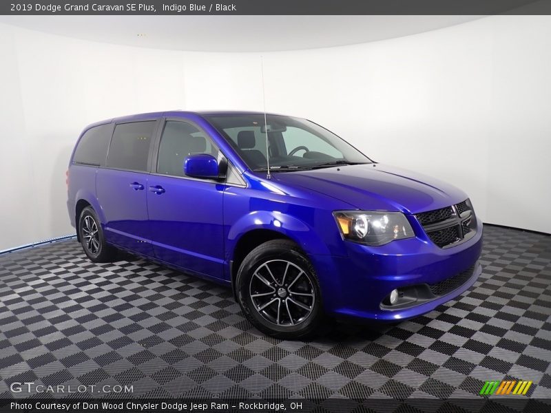 Indigo Blue / Black 2019 Dodge Grand Caravan SE Plus